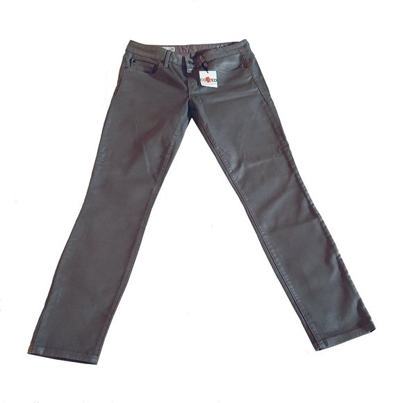 GAP Women's Straight Leg Pants - Charcoal - Picture 1 of 10